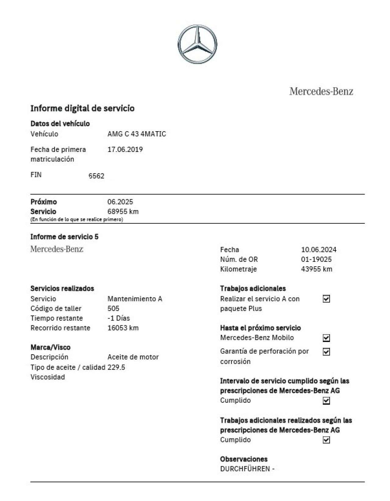 MERCEDES-BENZ CLASE C ESTATE en Minoautos