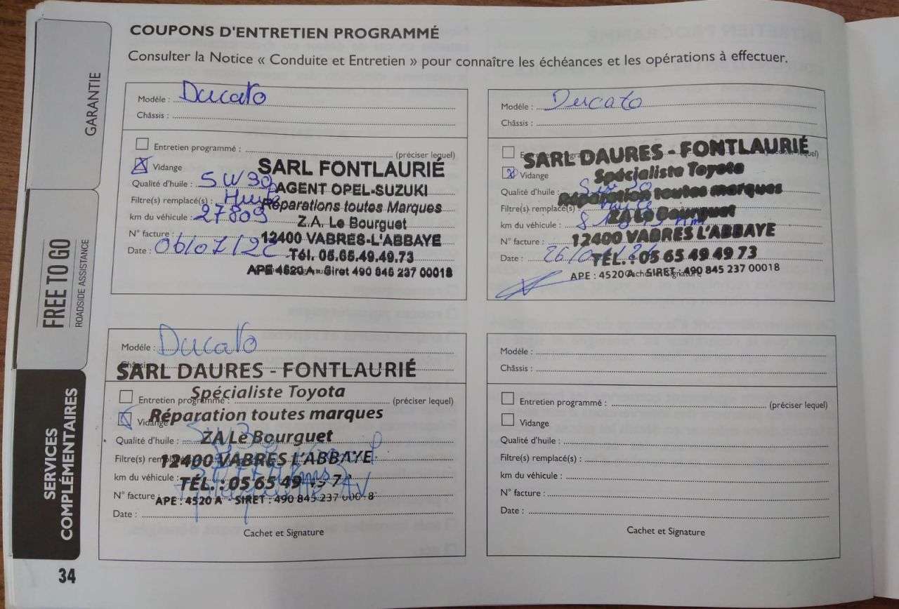 FIAT DUCATO en Minoautos