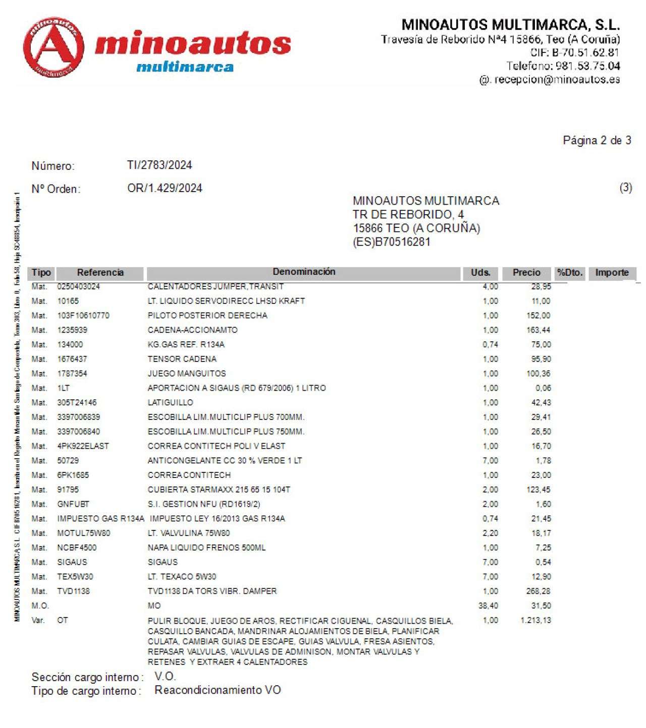 FORD TRANSIT CUSTOM en Minoautos