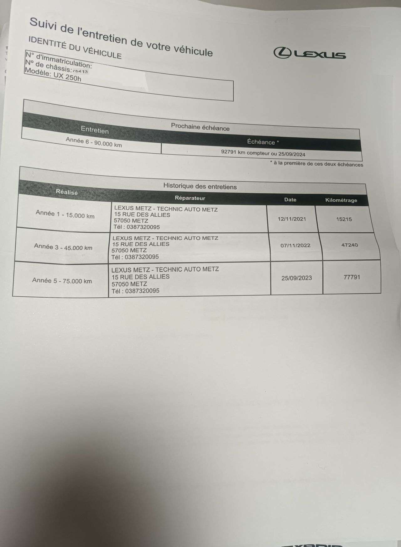 LEXUS UX en Minoautos