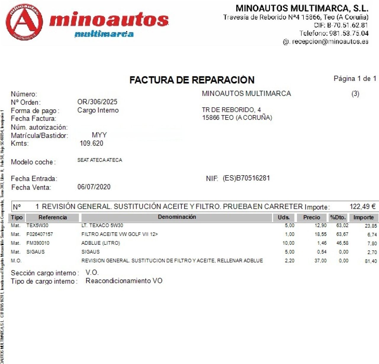 SEAT ATECA en Minoautos