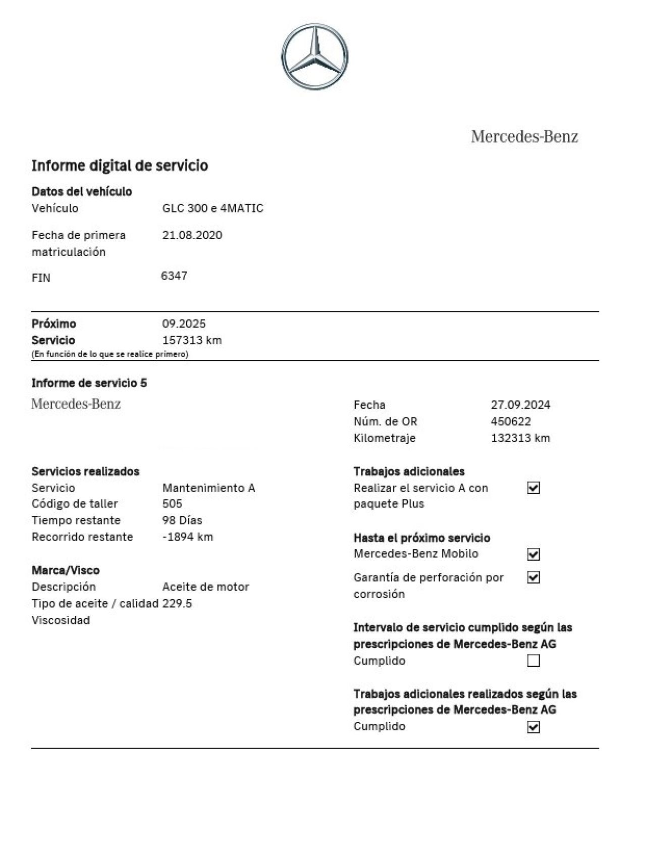 MERCEDES-BENZ CLASE GLC en Minoautos