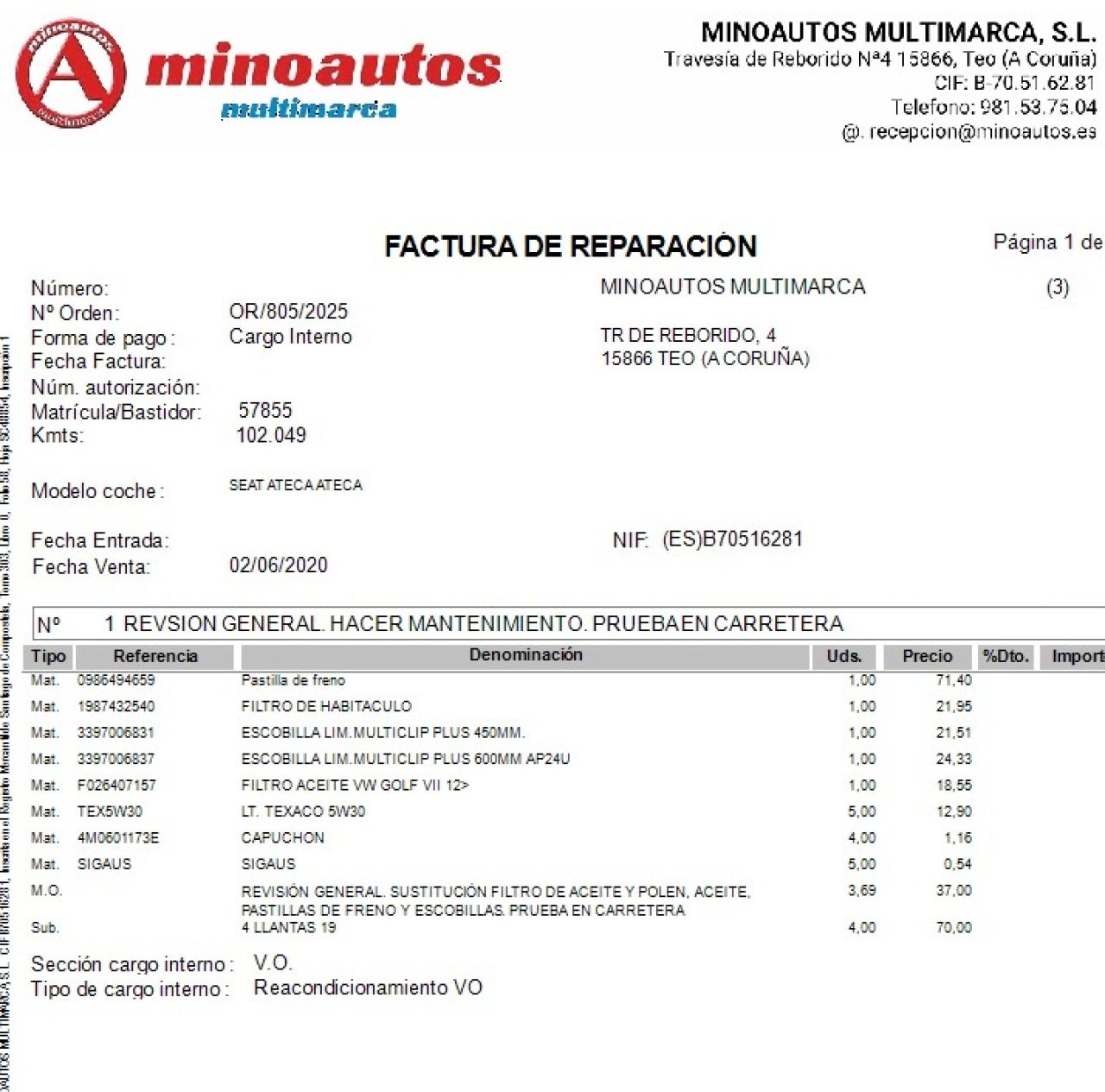 SEAT ATECA en Minoautos