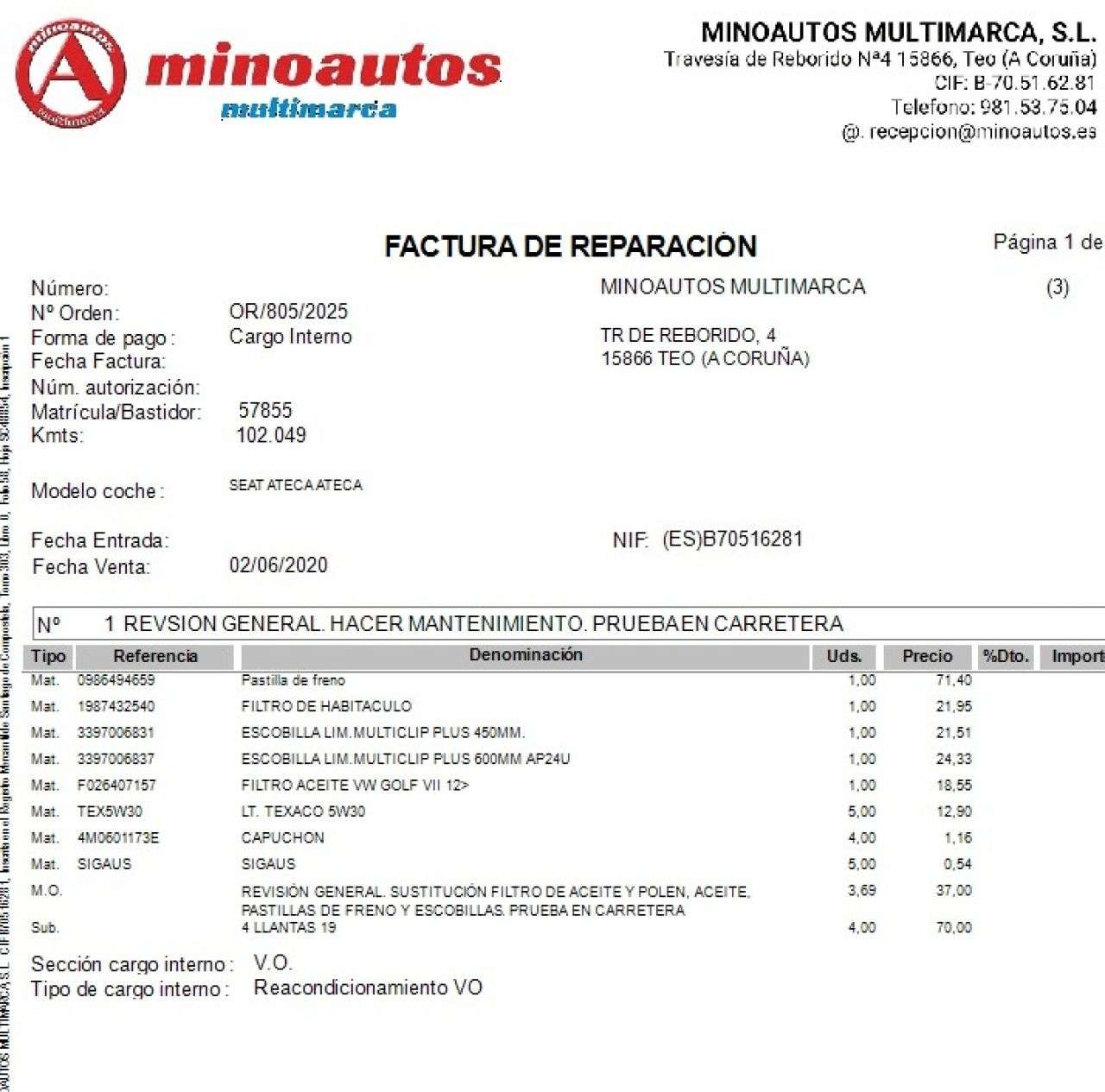 SEAT ATECA en Minoautos