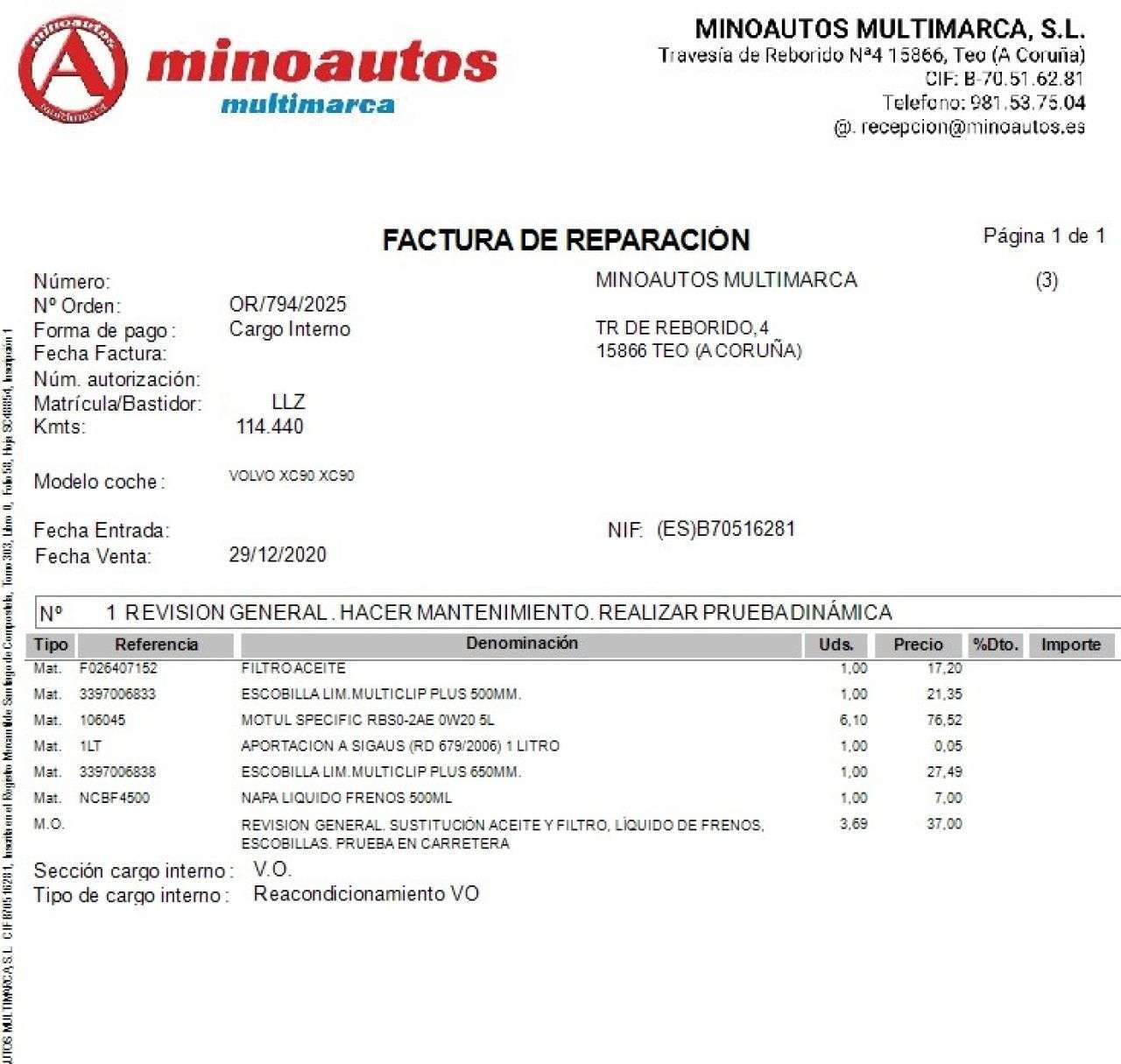 VOLVO XC90 en Minoautos