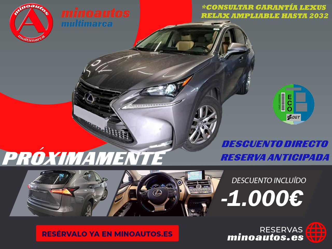 LEXUS NX en Minoautos