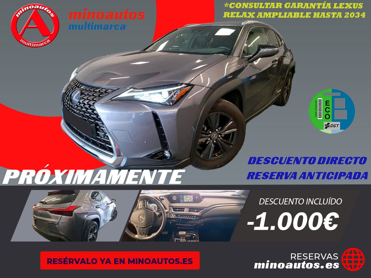 LEXUS UX en Minoautos
