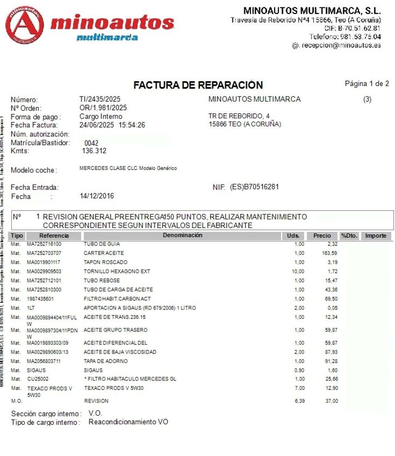 MERCEDES-BENZ GLC COUP en Minoautos