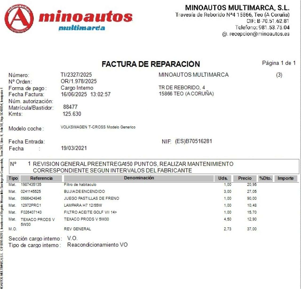 VW T-CROSS en Minoautos