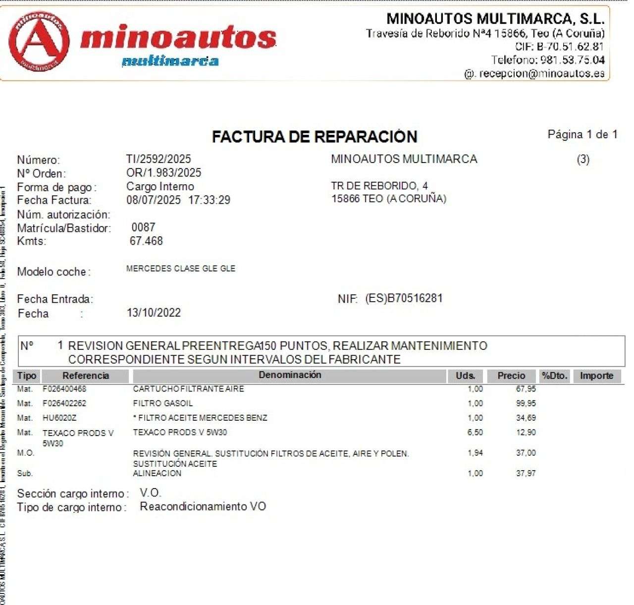 MERCEDES-BENZ GLE COUP en Minoautos