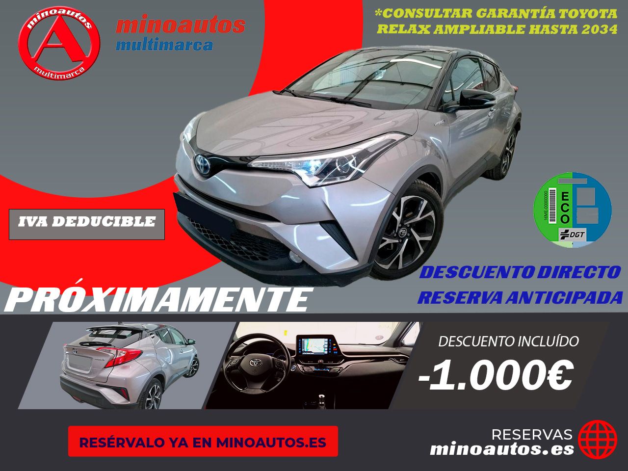 TOYOTA C-HR en Minoautos