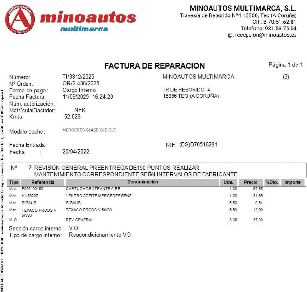 MERCEDES-BENZ GLE COUP en Minoautos