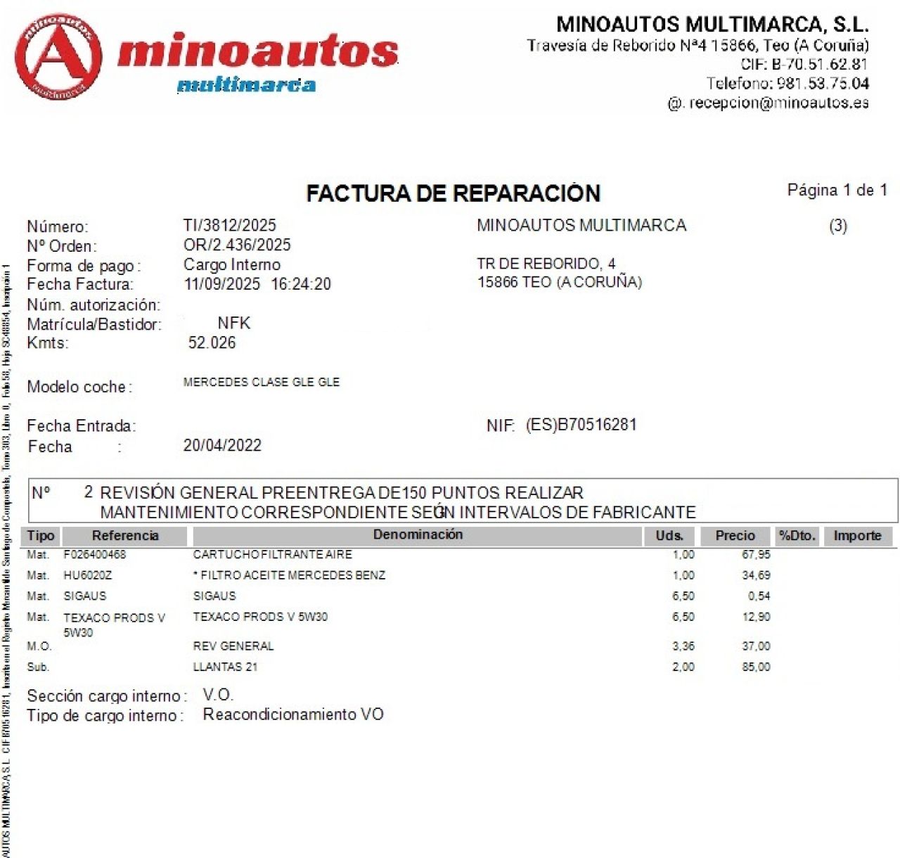 MERCEDES-BENZ GLE COUP en Minoautos