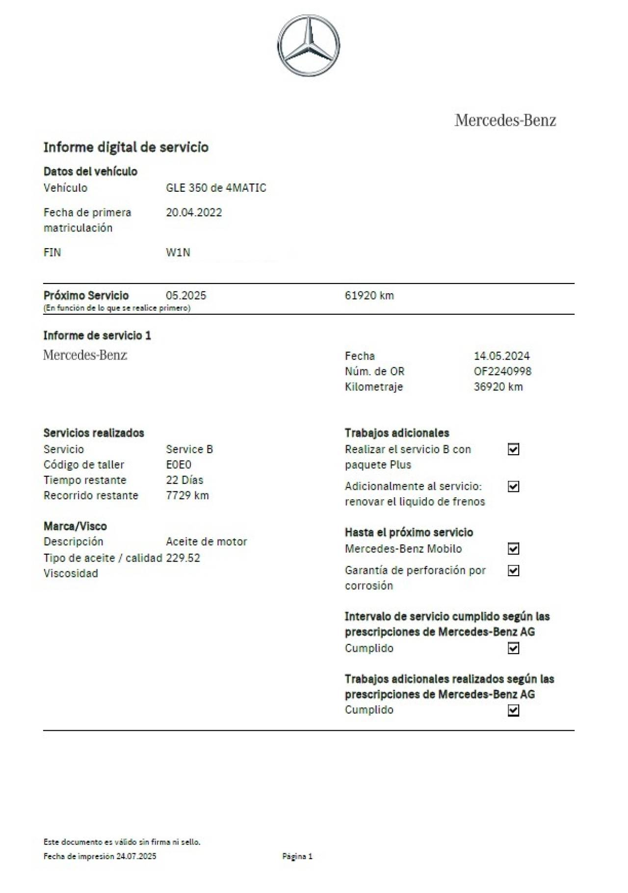 MERCEDES-BENZ GLE COUP� en Minoautos