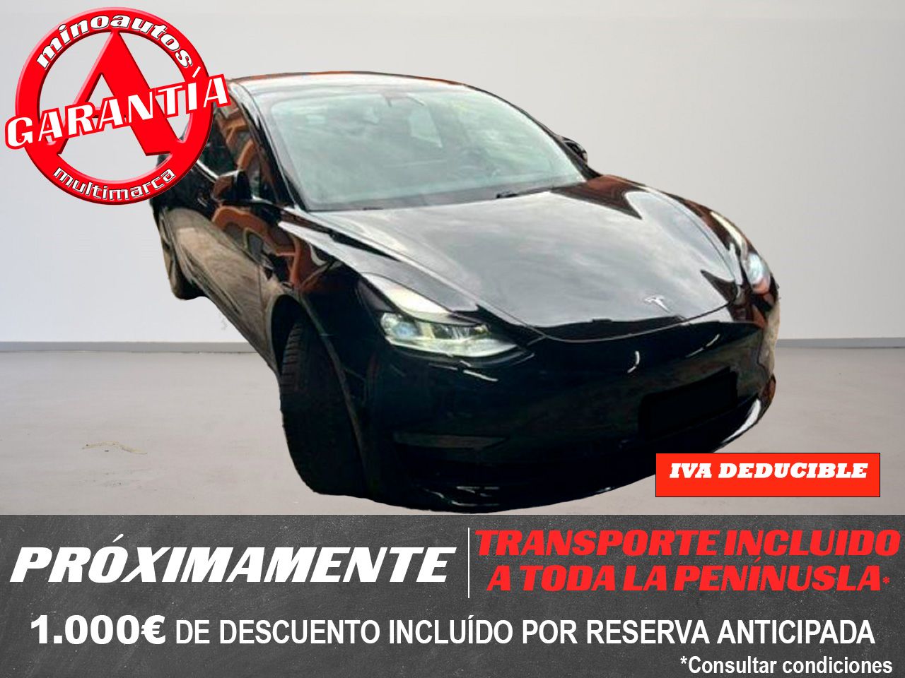 TESLA MODEL 3 en Minoautos