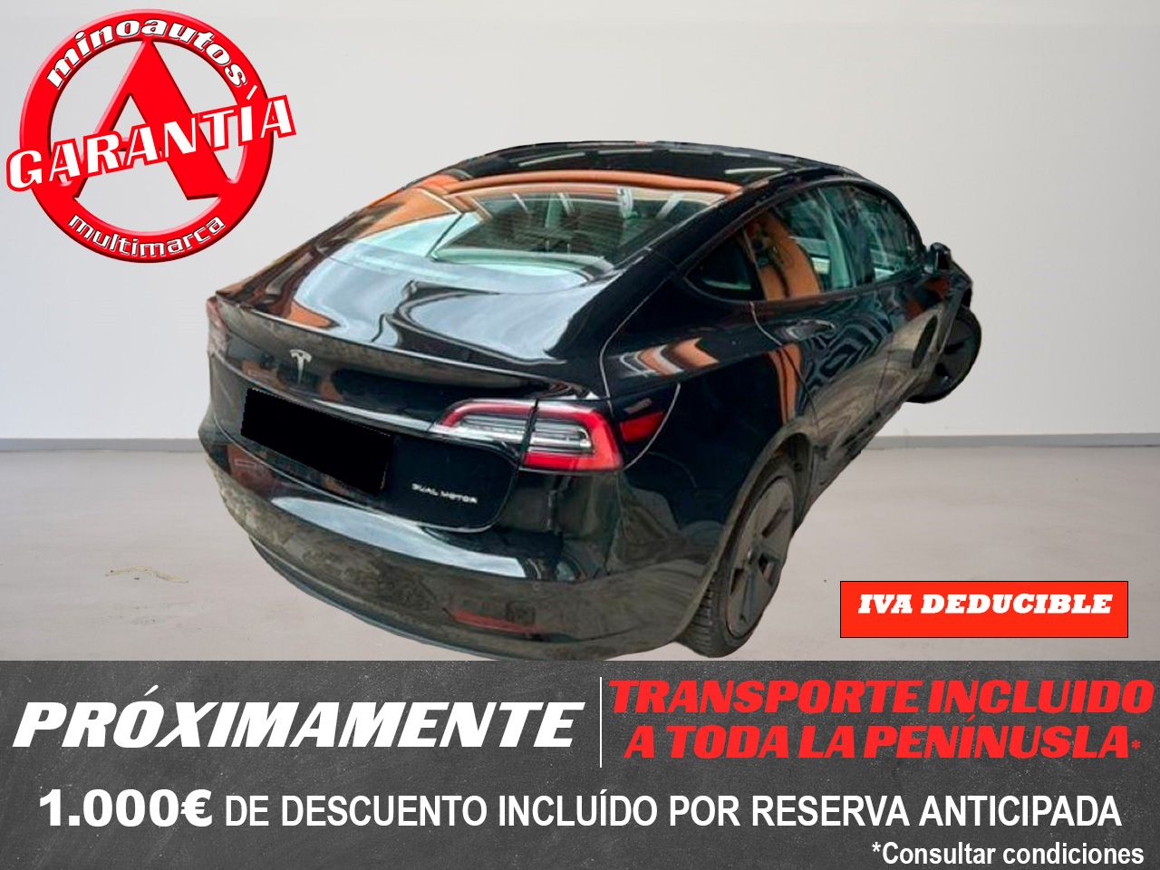 TESLA MODEL 3 en Minoautos