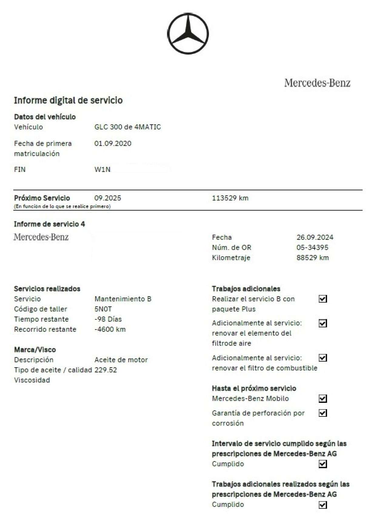 MERCEDES-BENZ GLC COUPÉ en Minoautos