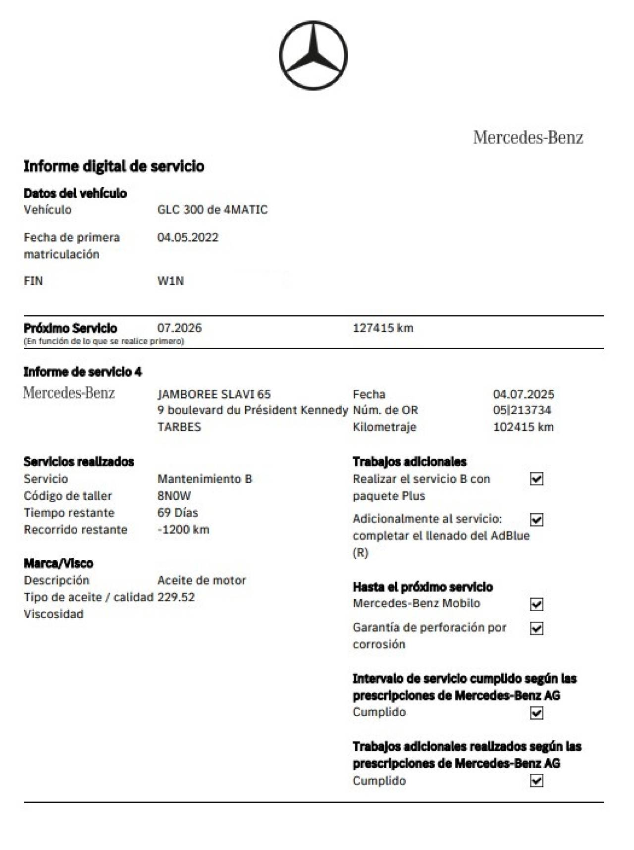 MERCEDES-BENZ CLASE GLC en Minoautos