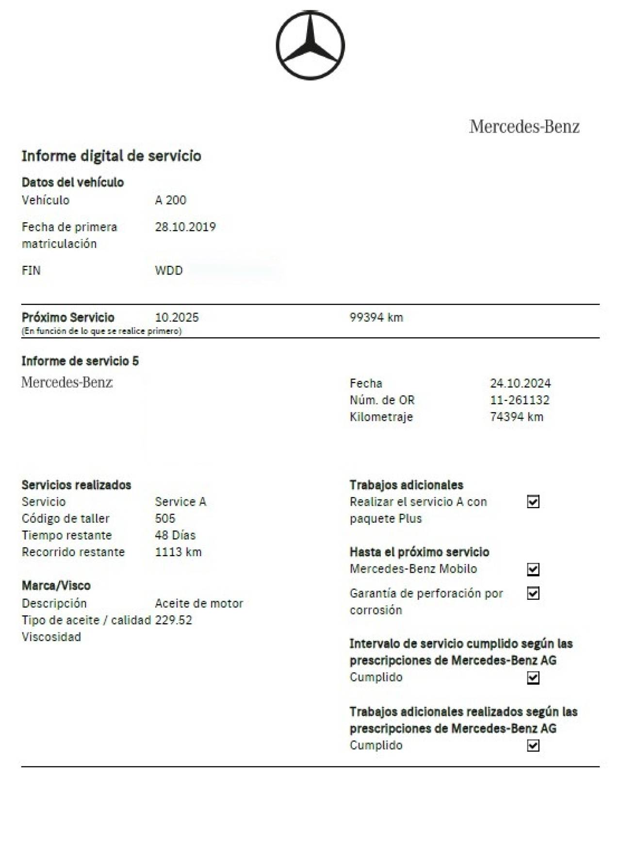 MERCEDES-BENZ CLASE A