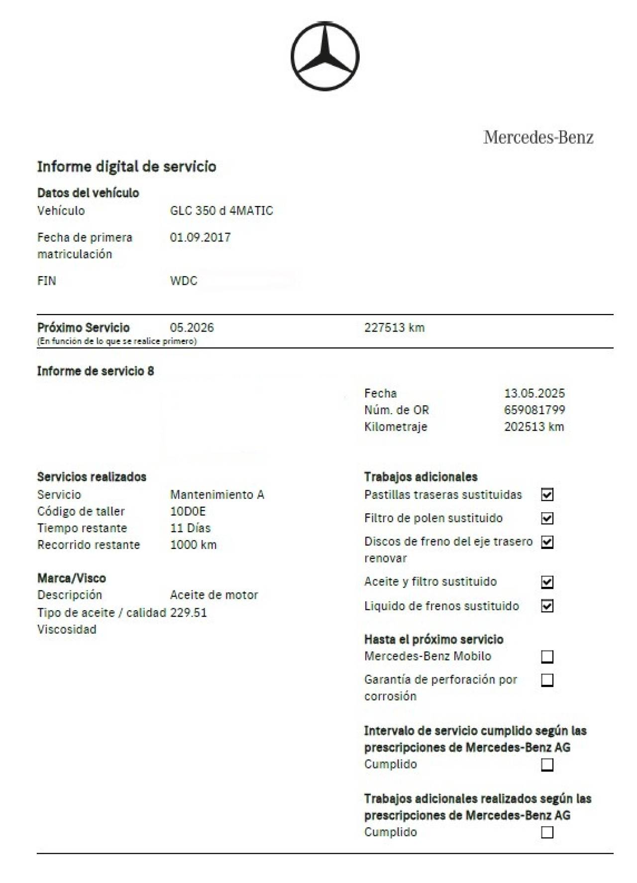 MERCEDES-BENZ GLC COUPÉ en Minoautos