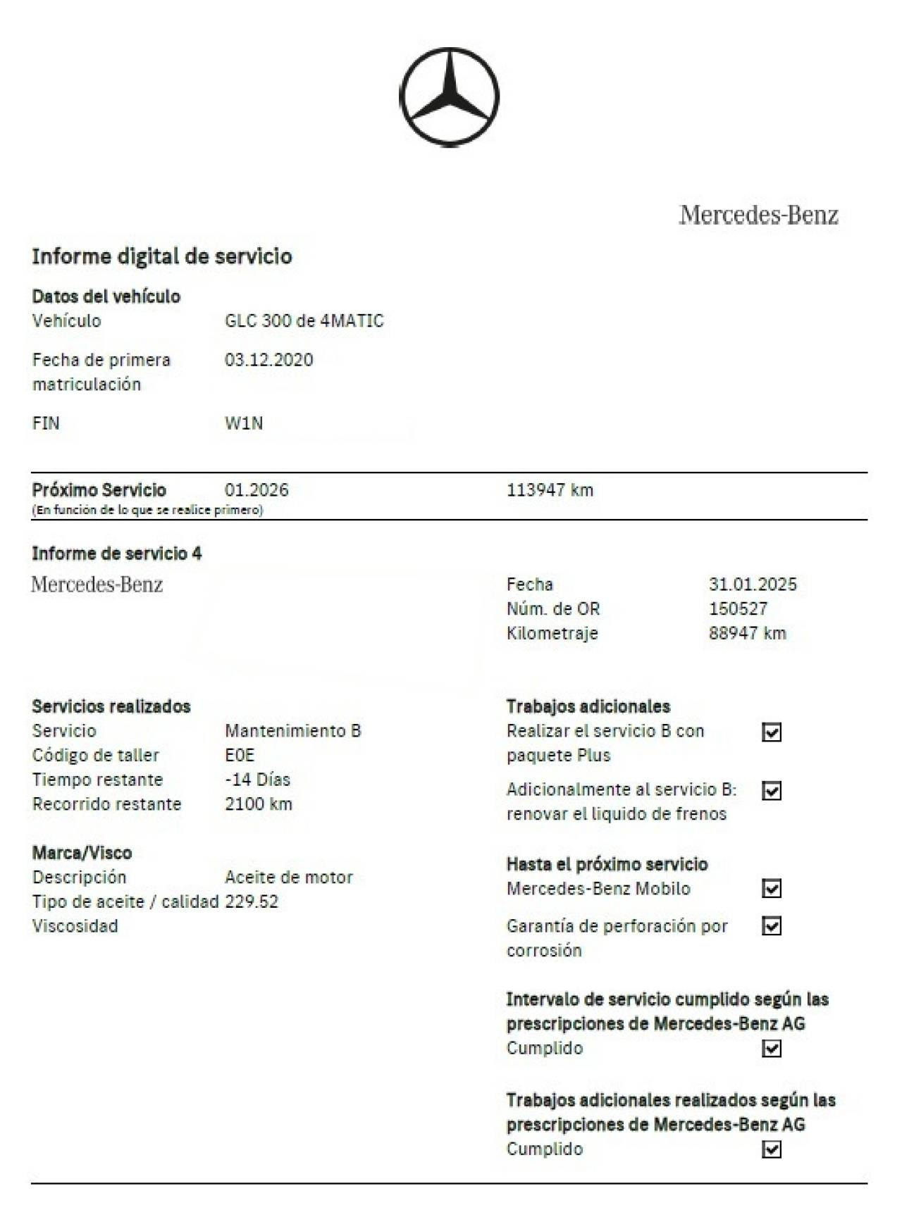 MERCEDES-BENZ GLC en Minoautos