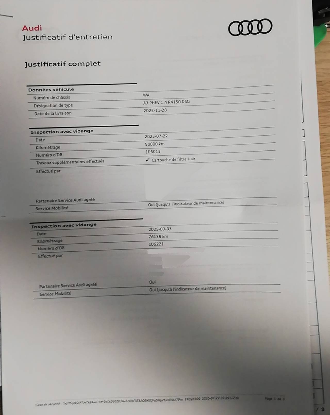 AUDI A3 SPORTBACK en Minoautos