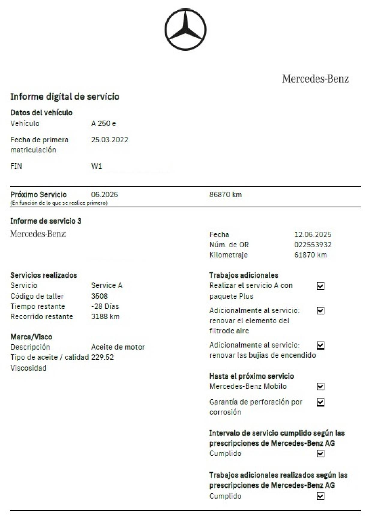 MERCEDES-BENZ CLASE A