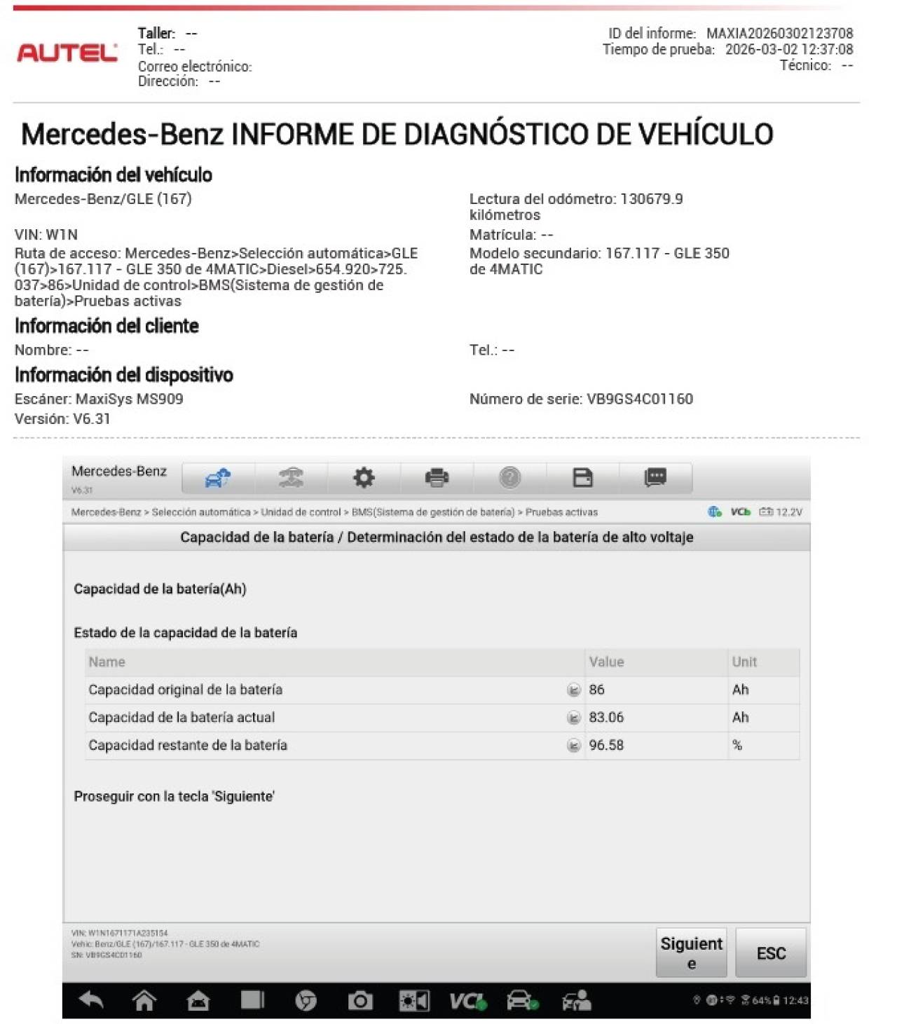 MERCEDES-BENZ GLE en Minoautos