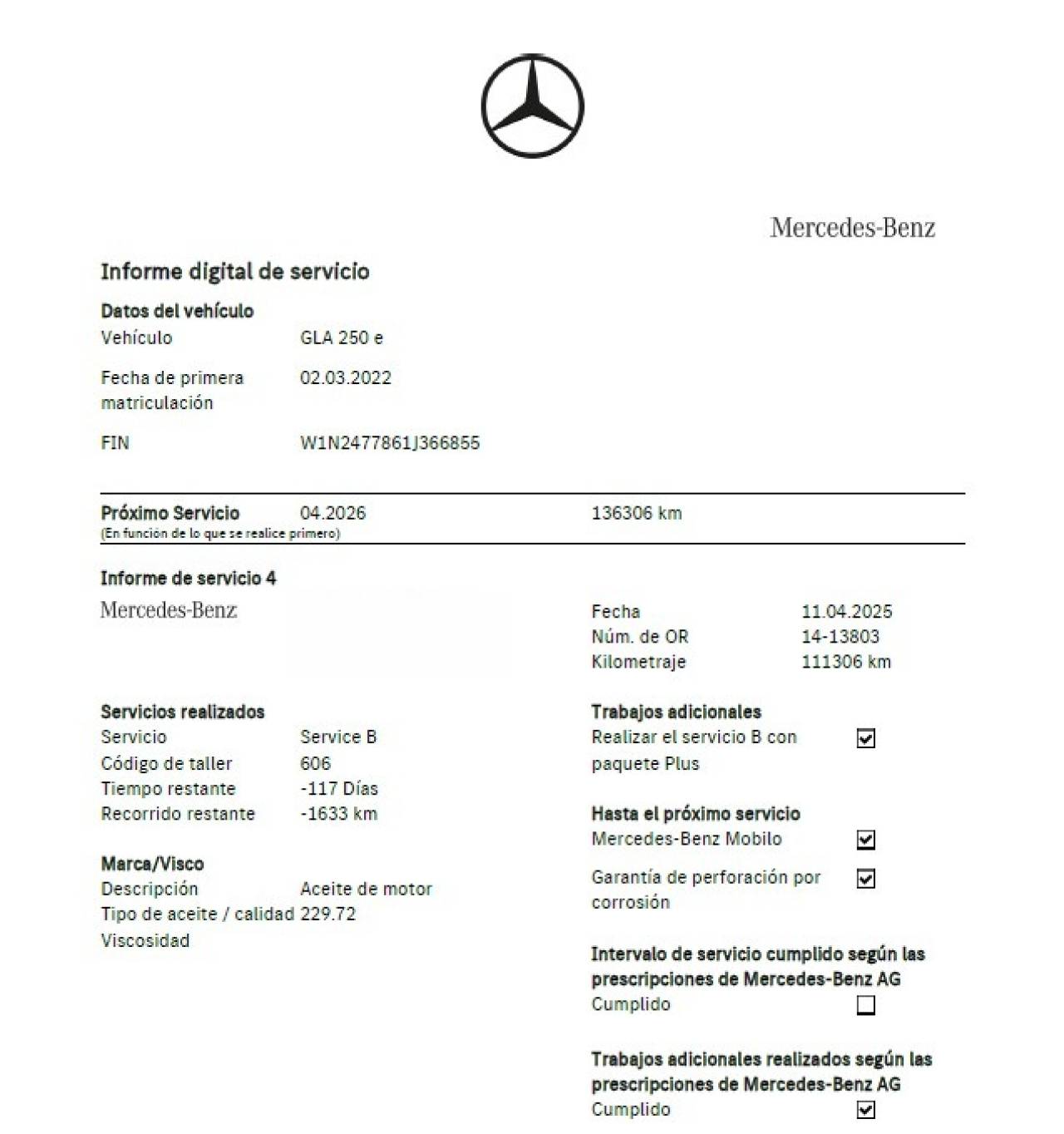 MERCEDES-BENZ GLA en Minoautos