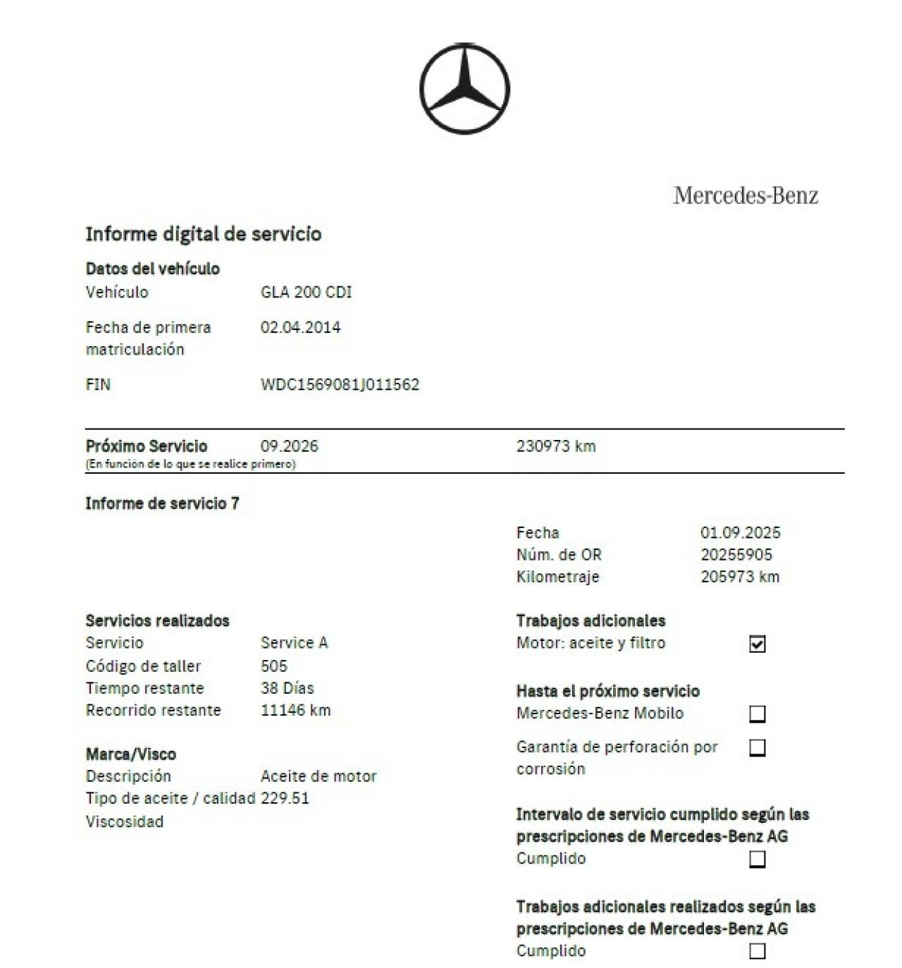 MERCEDES-BENZ GLA en Minoautos