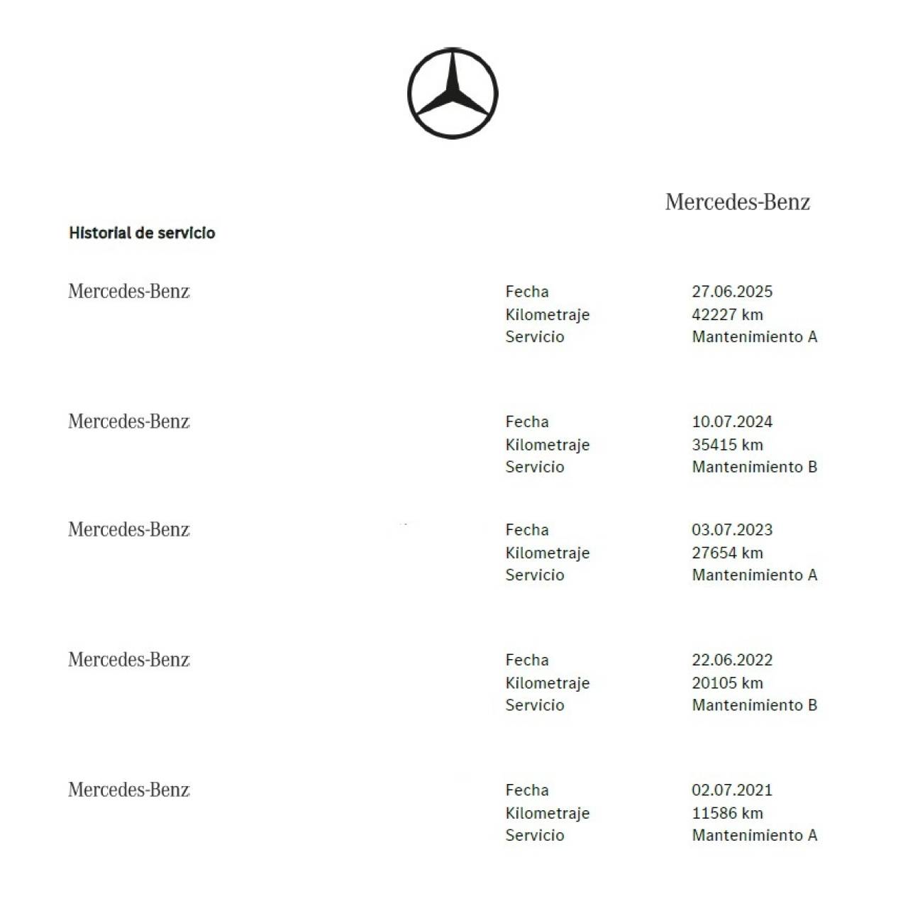 MERCEDES-BENZ CLA en Minoautos